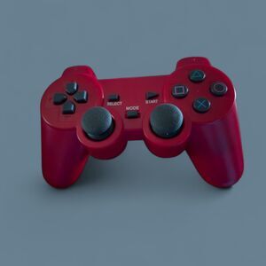 PlayStation 2 PS2 Wireless Video Game Controller Red Working Aftermarket